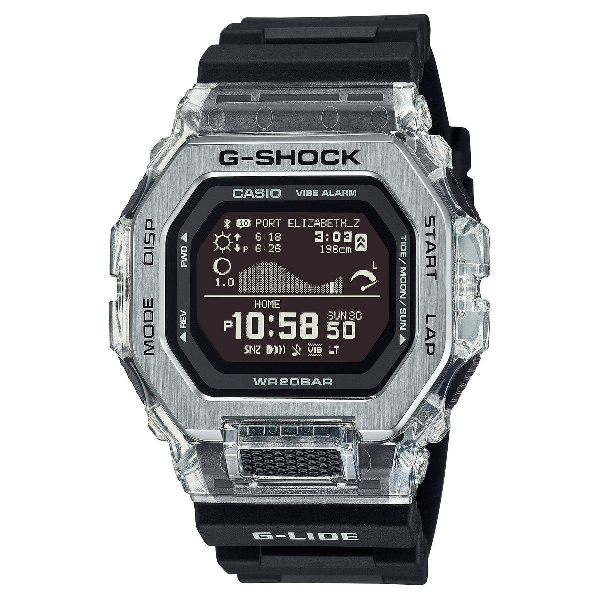 GBX100S-1 | G-SHOCK G-LIDE Silver - Casio