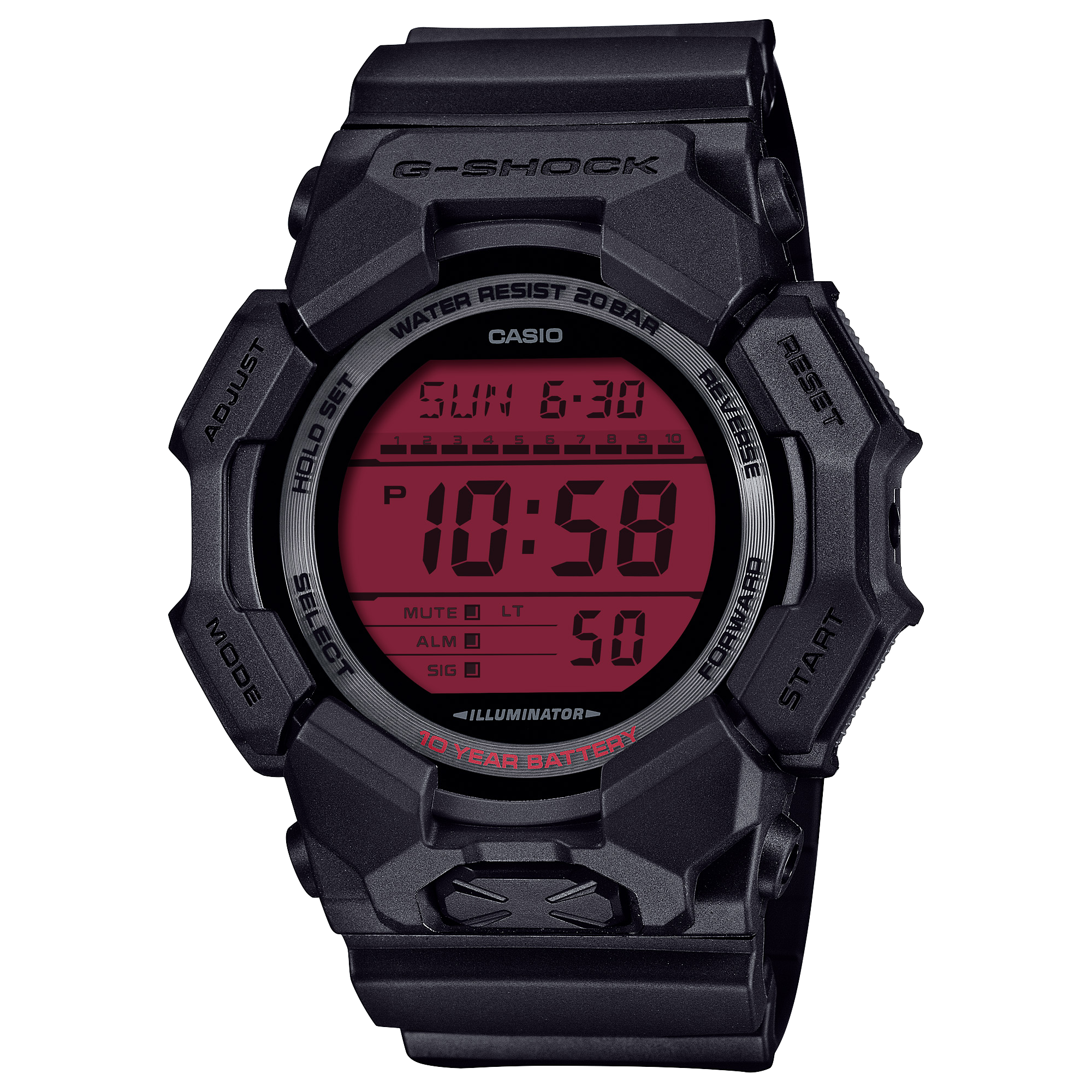 GD010BBR-1 | G-SHOCK DIGITAL Black - Casio