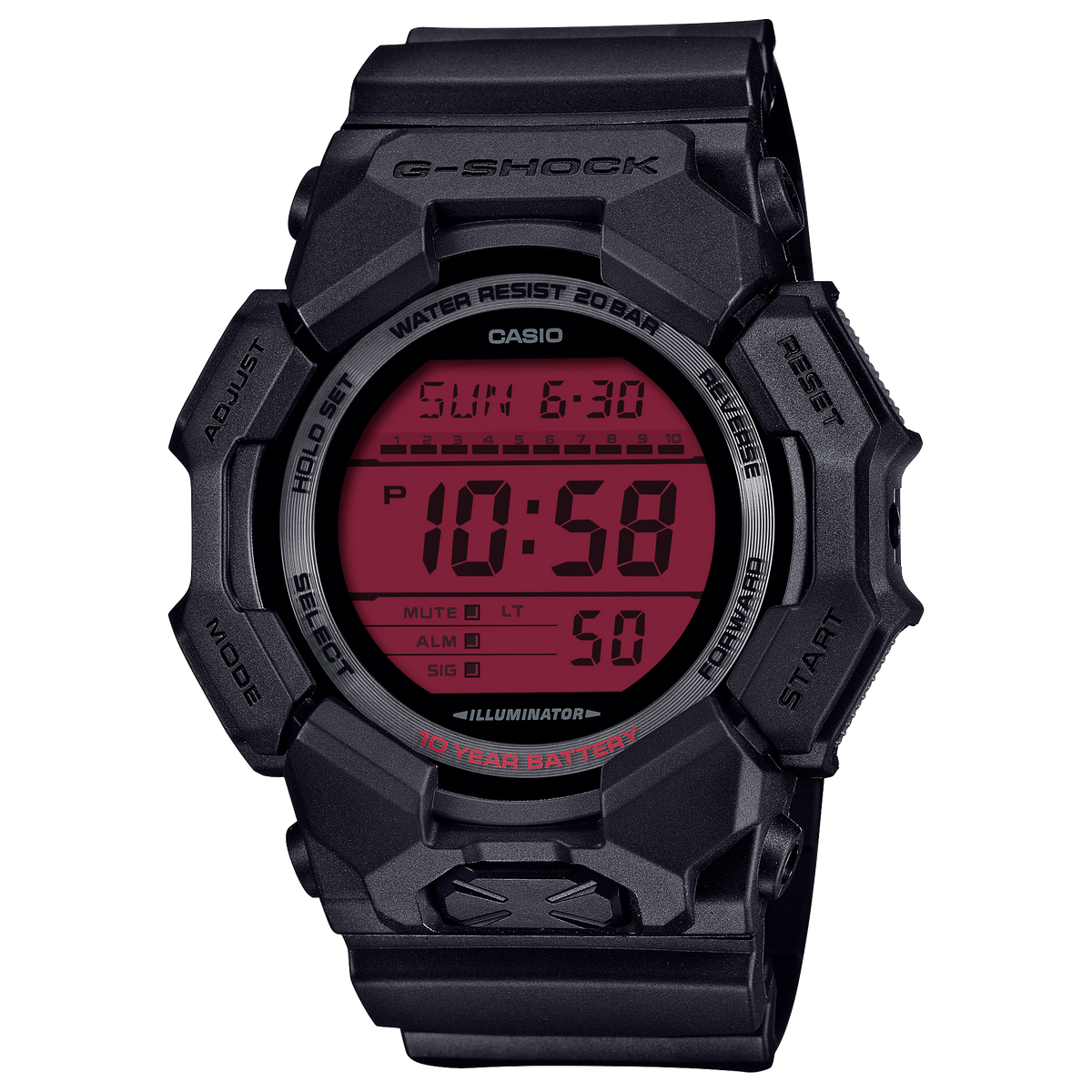 GD010BBR-1 | G-SHOCK DIGITAL Black - Casio