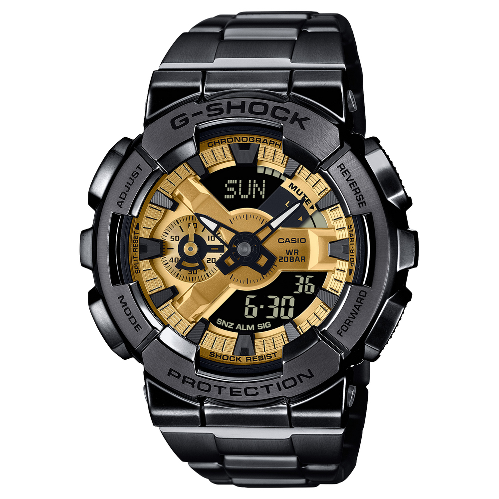GM110BD-1A9 | Black and Gold Watch: G-SHOCK G-STEEL GM110BD-1A9 | Casio - Casio