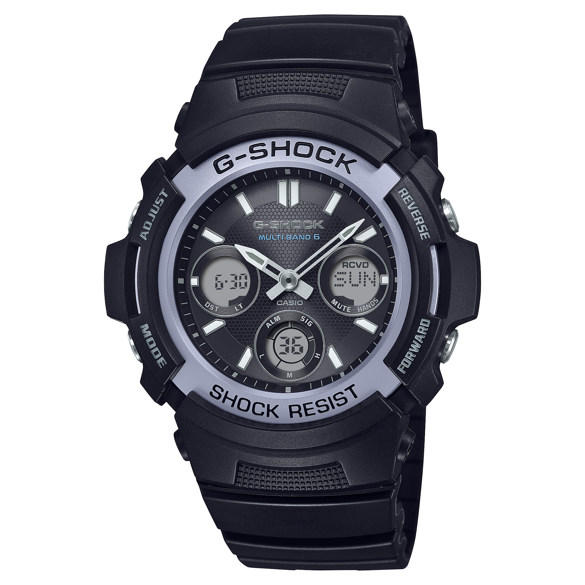 AWGM100FP1A2 | G-SHOCK ANALOG-DIGITAL Blue, Light blue - Casio