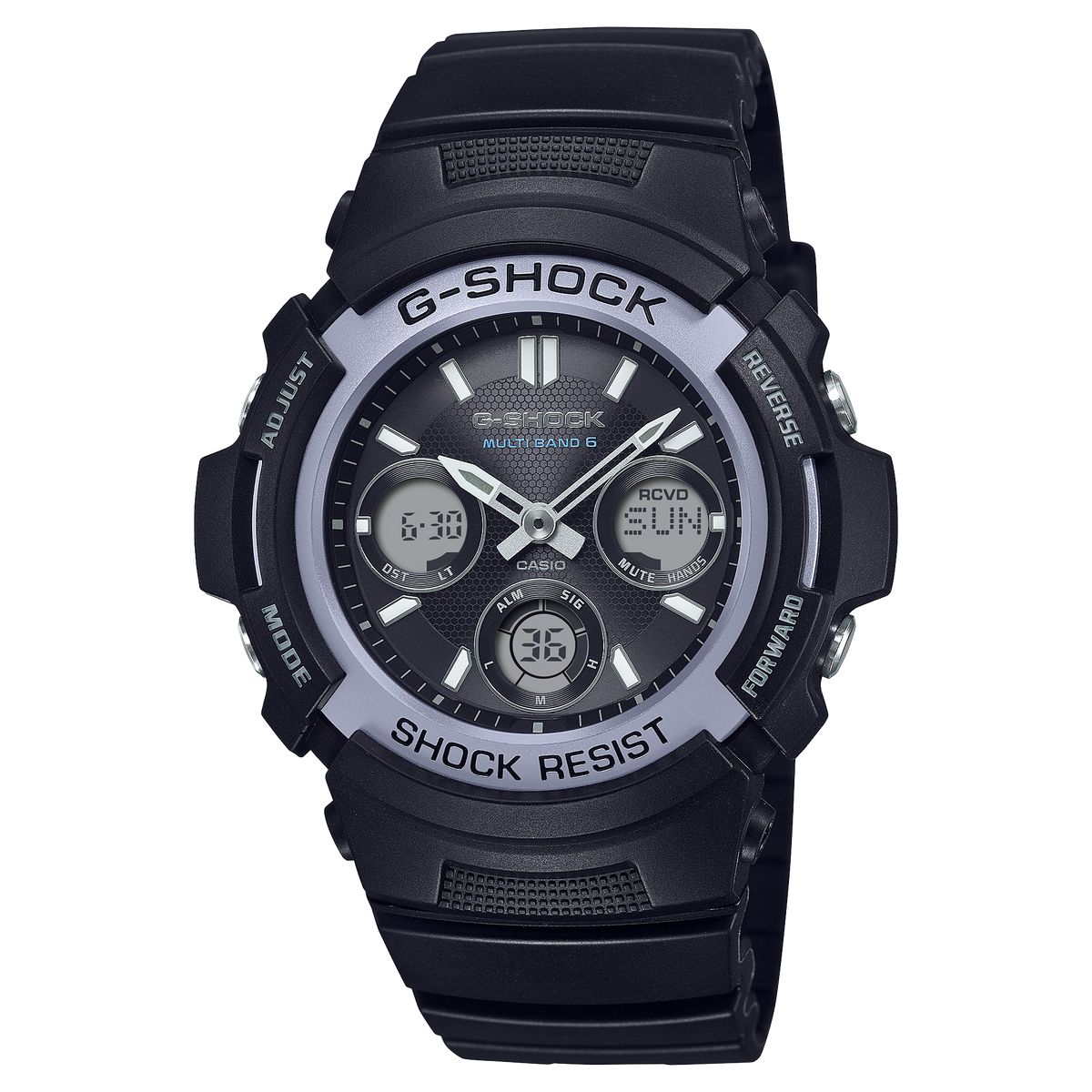 AWGM100FP1A2 | G-SHOCK ANALOG-DIGITAL Blue, Light blue - Casio