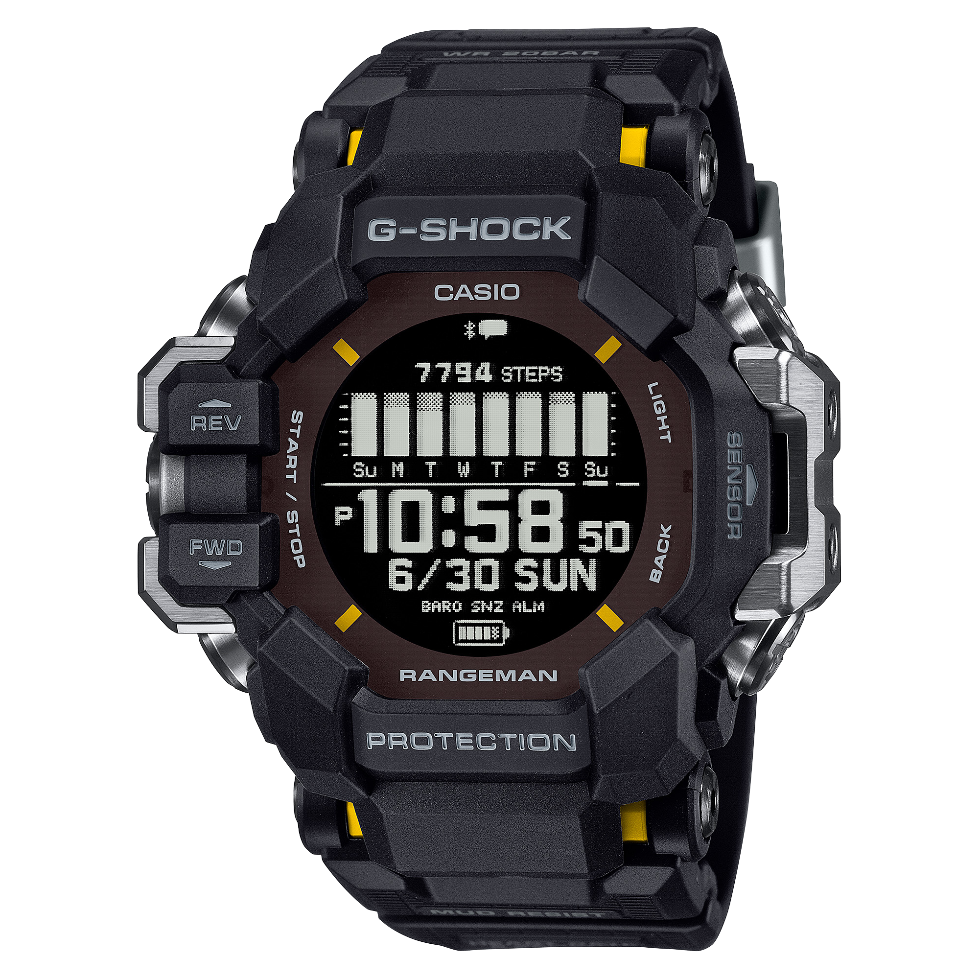 GPRH1000-1 | Black Master of G Rangeman GPS Watch | Casio G-SHOCK - Casio