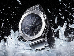 GMB2100D-1A | Silver Full-Metal Watch | Casio G-SHOCK - Casio