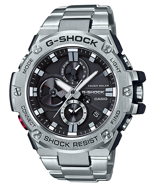 GSTB100D-1A | Analog Silver Solar Powered Men's Watch G-SHOCK - Casio