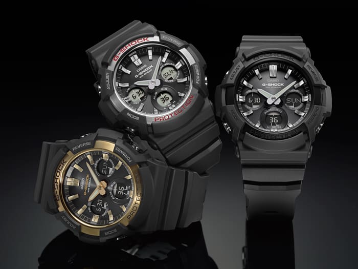 GAS100-1A | Silver Analog-Digital Men's Tough Solar Watch - G-SHOCK - Casio