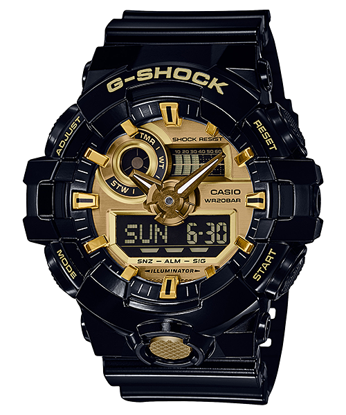 GA710GB-1A | Analog-Digital Black Men's Watch G-SHOCK - Casio