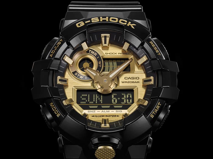 GA710GB-1A | Analog-Digital Black Men's Watch G-SHOCK - Casio