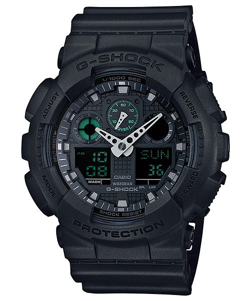 GA100MB-1A | Black Analog-digital Watch - G-SHOCK - Casio