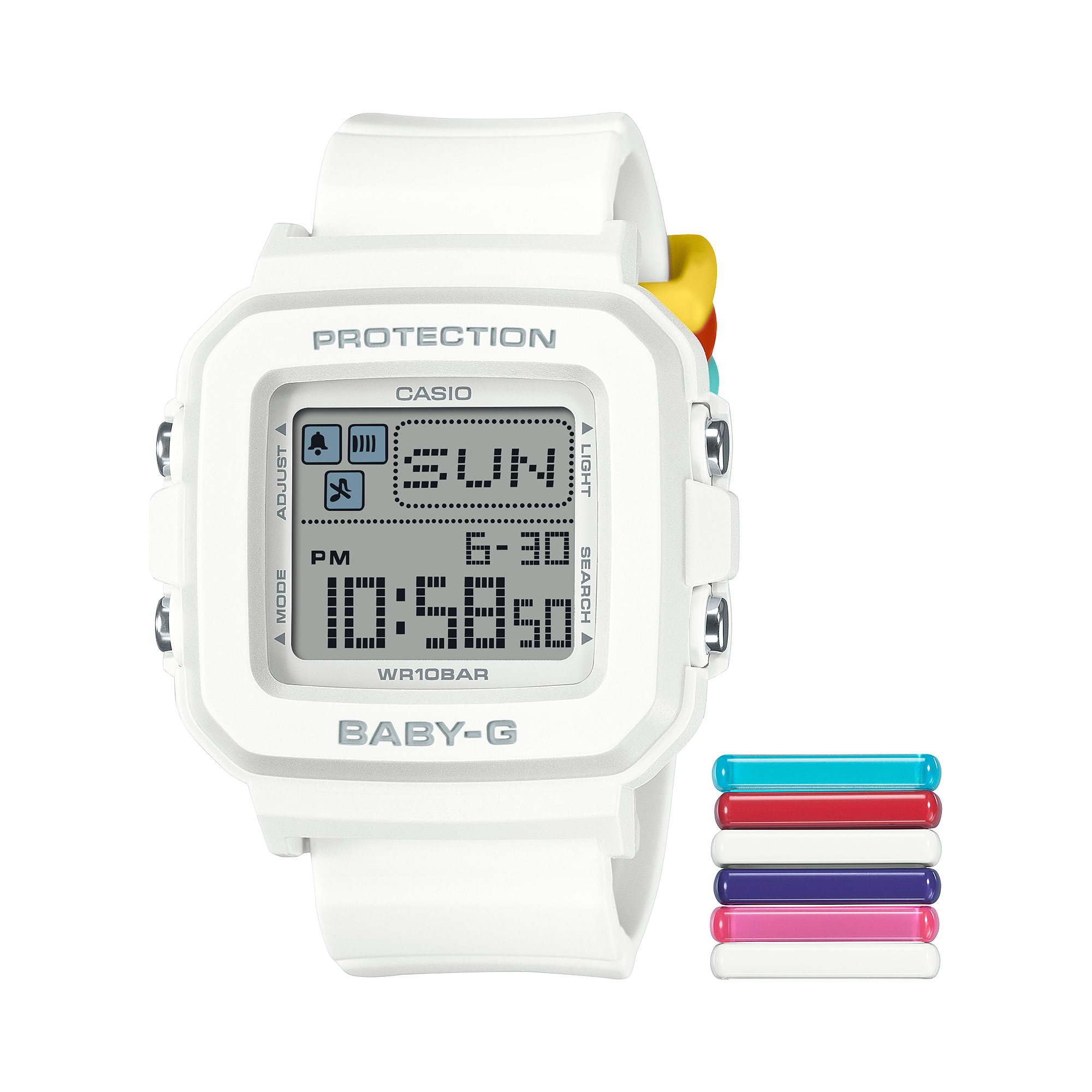 BGD10L-7 | BABY-G DIGITAL White - Casio