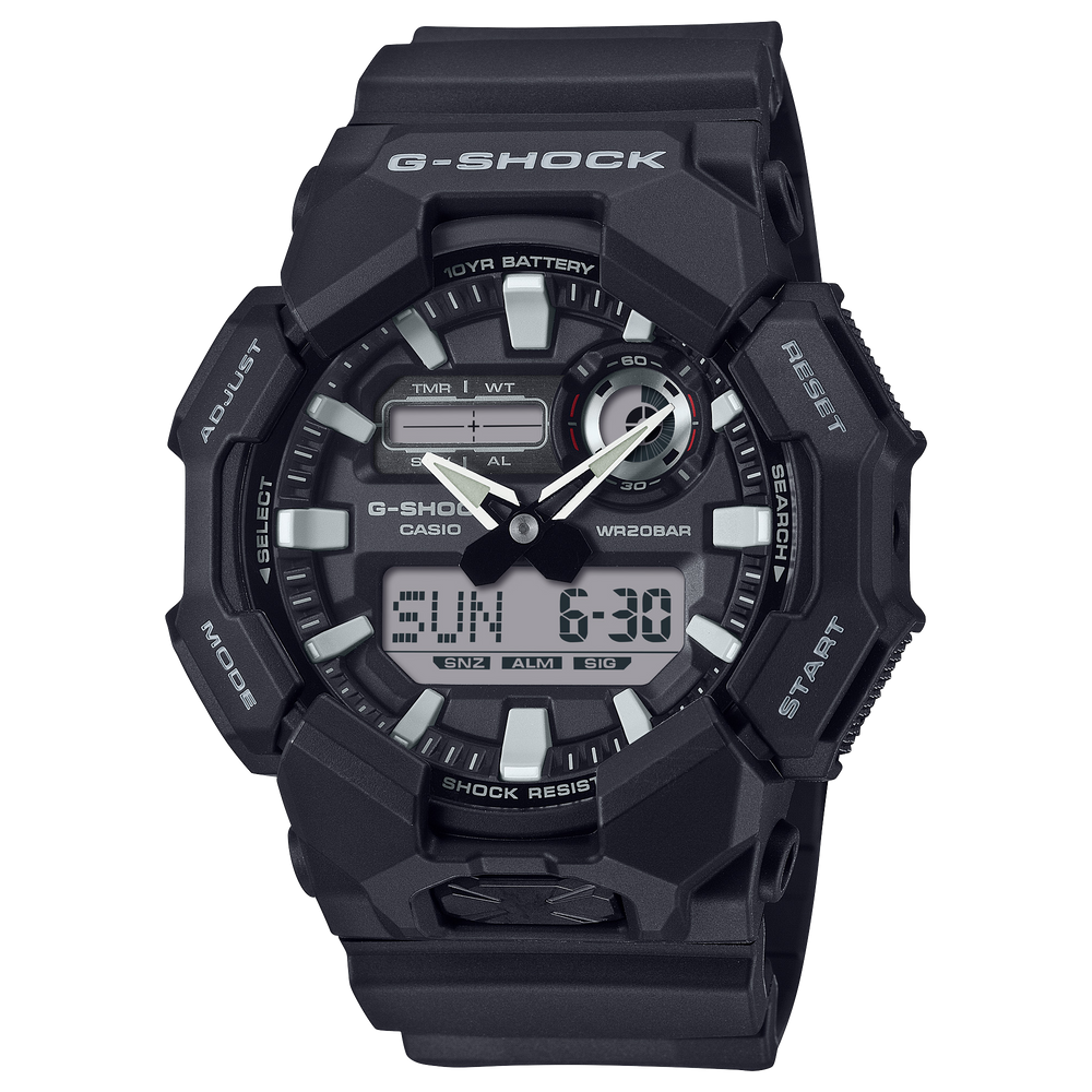 GA010-1A | G-SHOCK ANALOG-DIGITAL Black - Casio