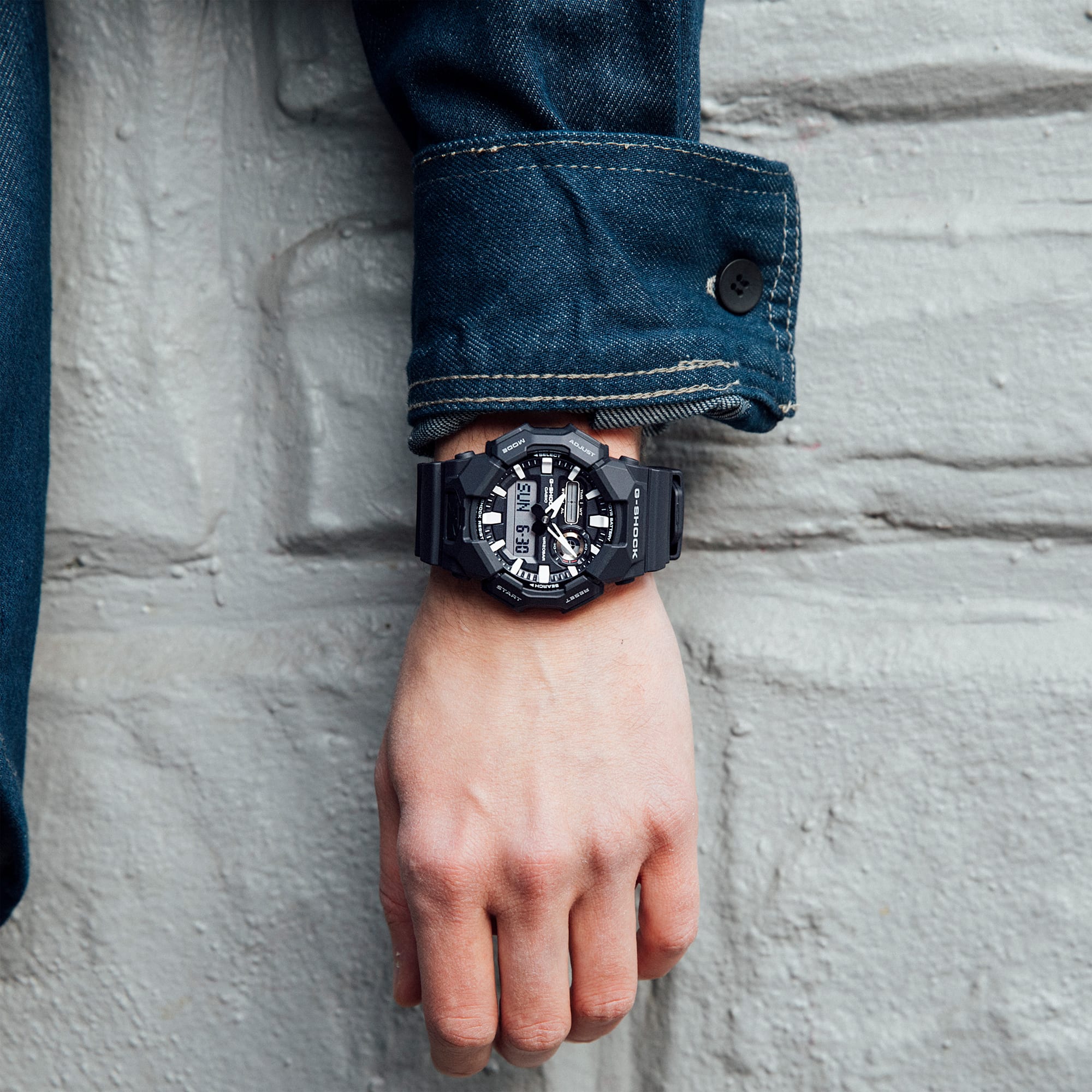GA010-1A | G-SHOCK ANALOG-DIGITAL Black - Casio