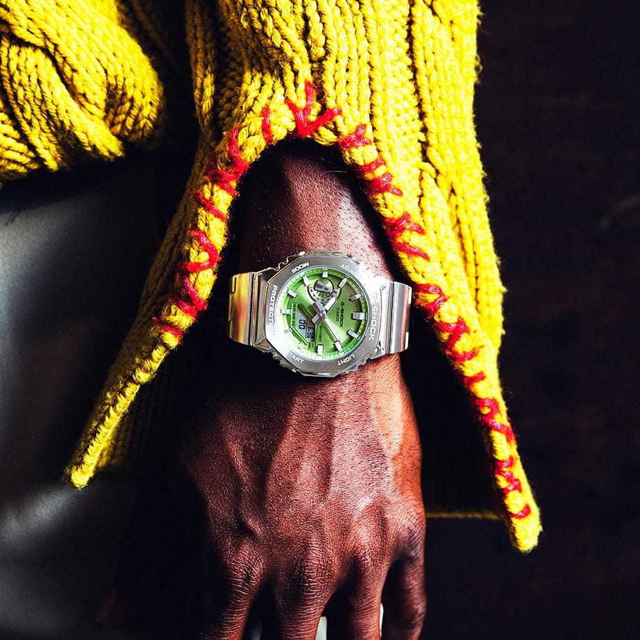 GM2110D-3A | Metal G-SHOCK Green Dial Watch | Casio G-SHOCK - Casio