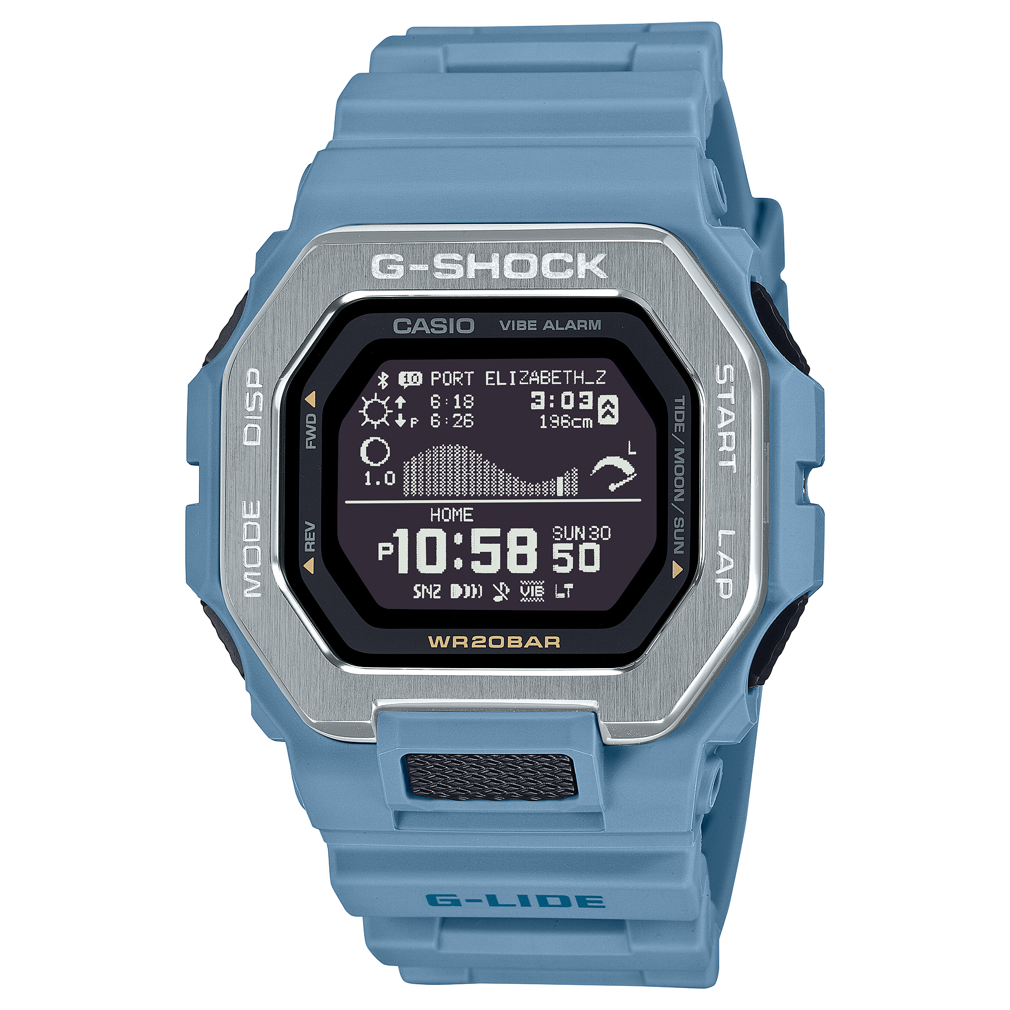 GBX100-2A | G-SHOCK G-LIDE Silver - Casio