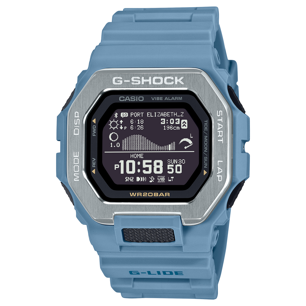GBX100-2A | G-SHOCK G-LIDE Silver - Casio