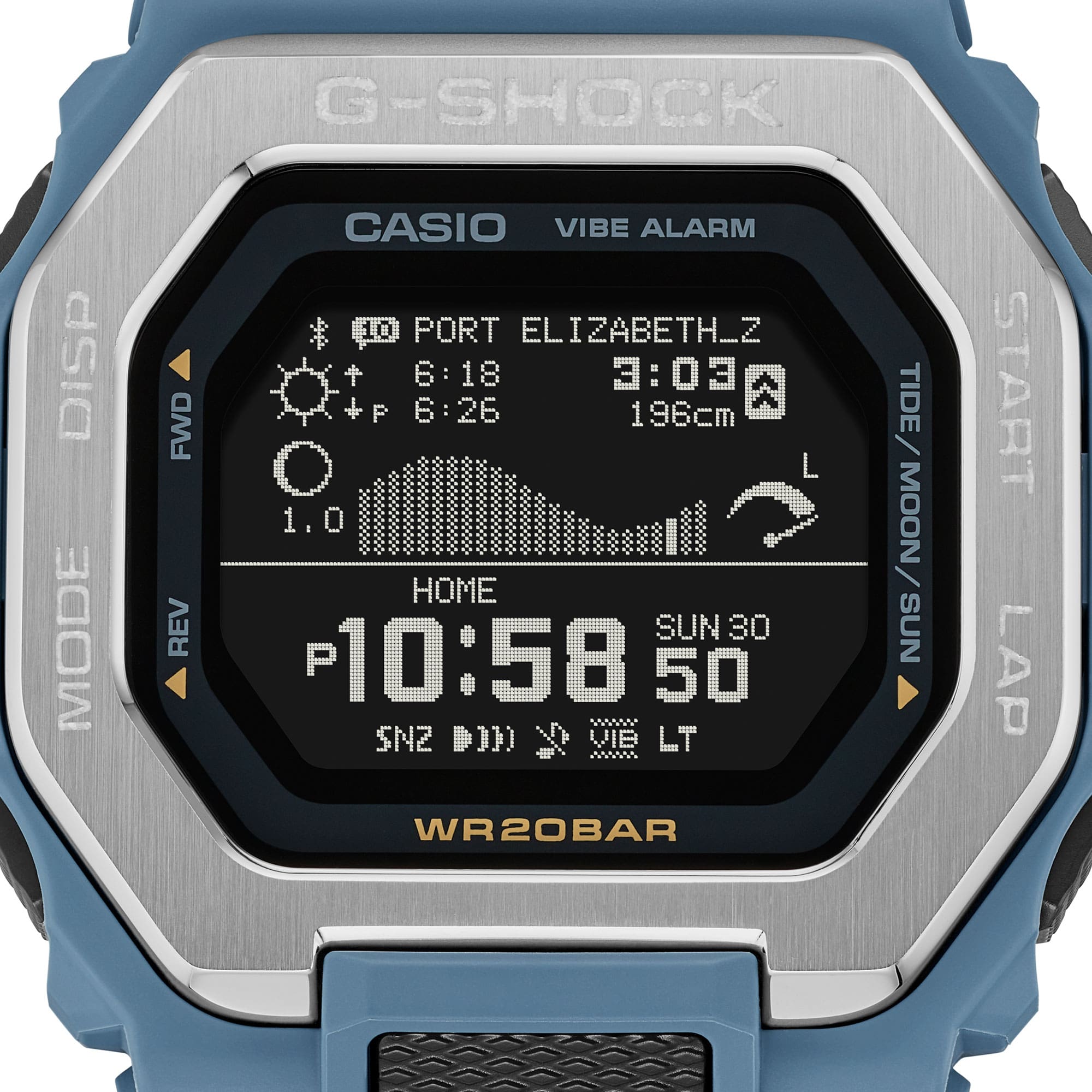 GBX100-2A | G-SHOCK G-LIDE Silver - Casio