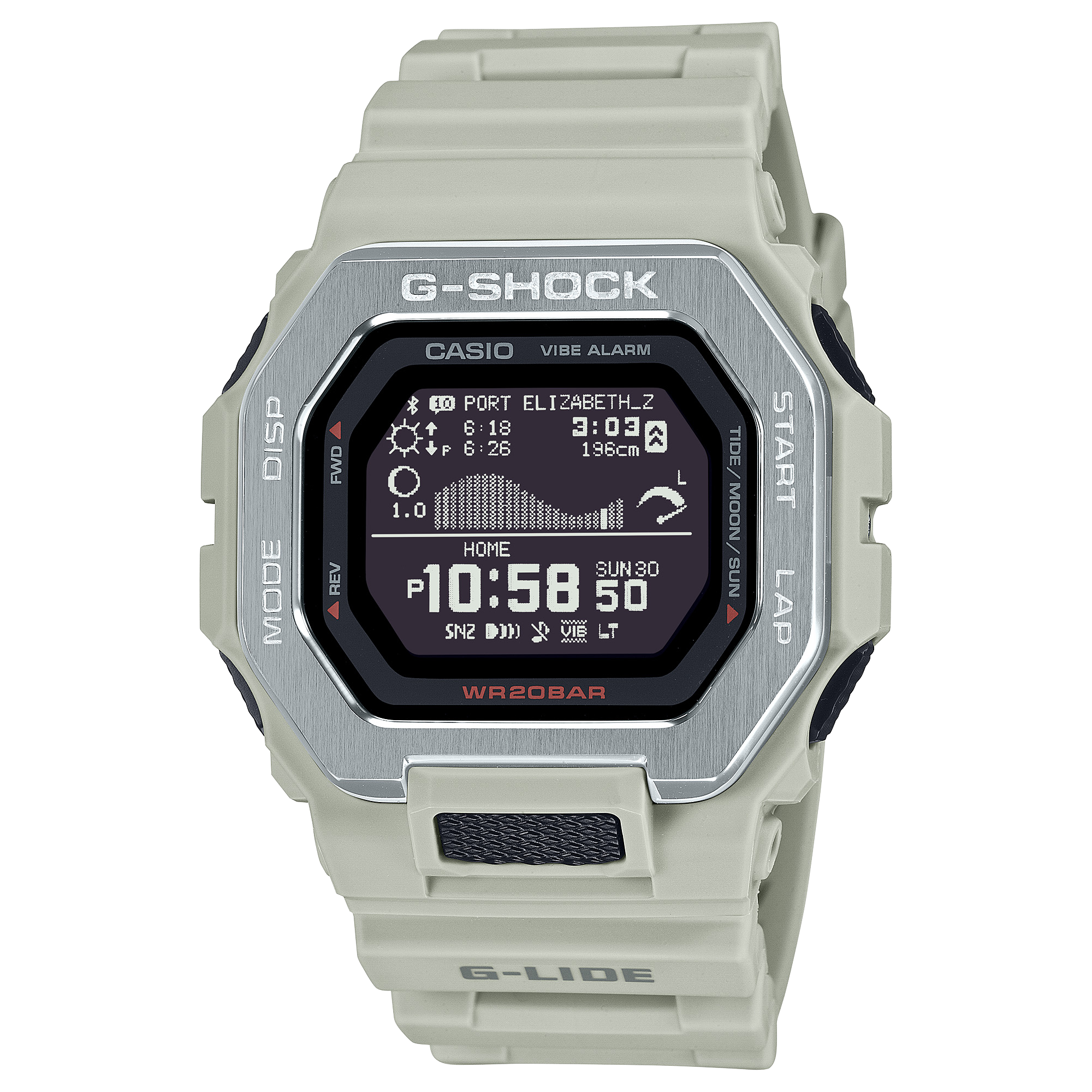GBX100-8 | G-SHOCK G-LIDE Silver - Casio
