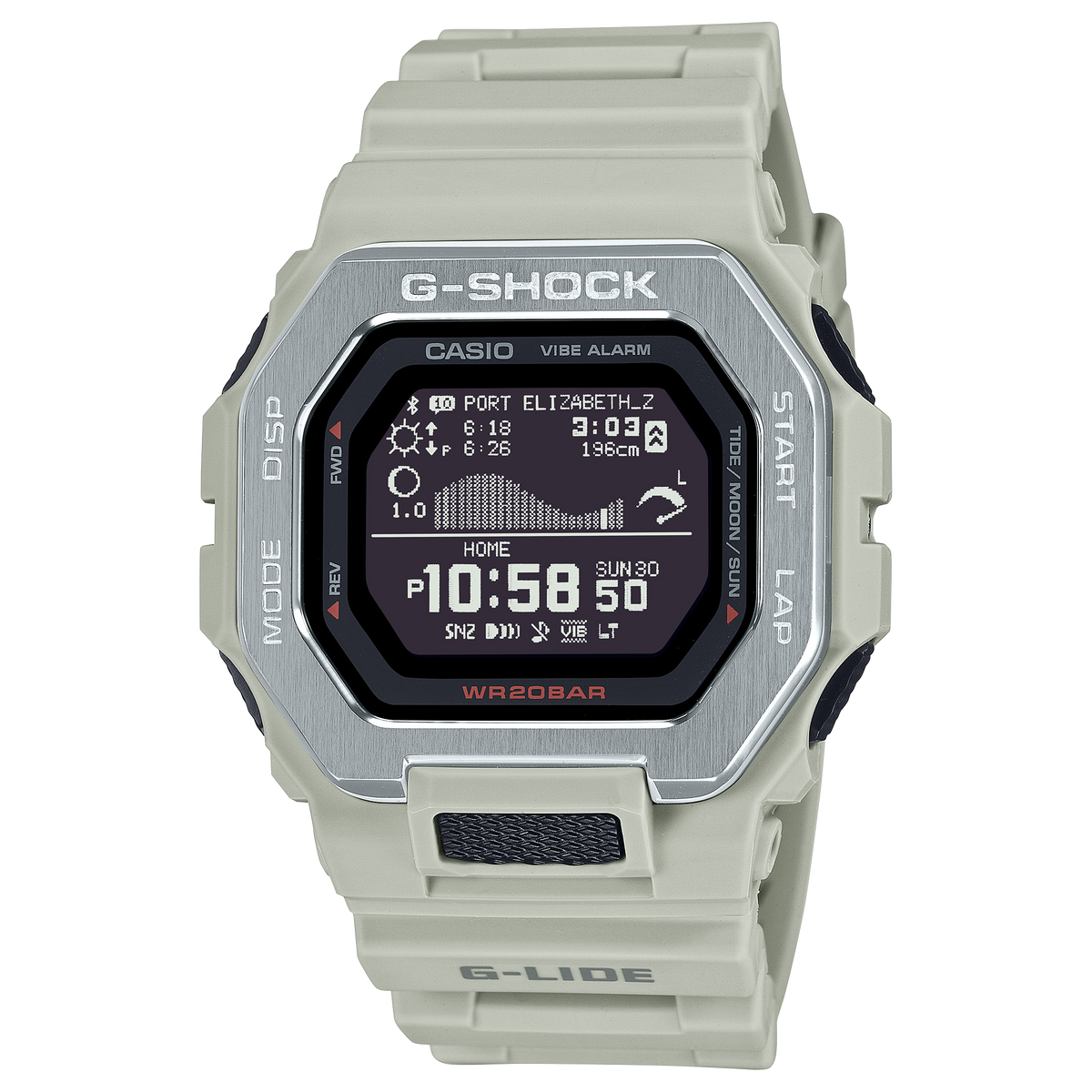 GBX100-8 | G-SHOCK G-LIDE Silver - Casio