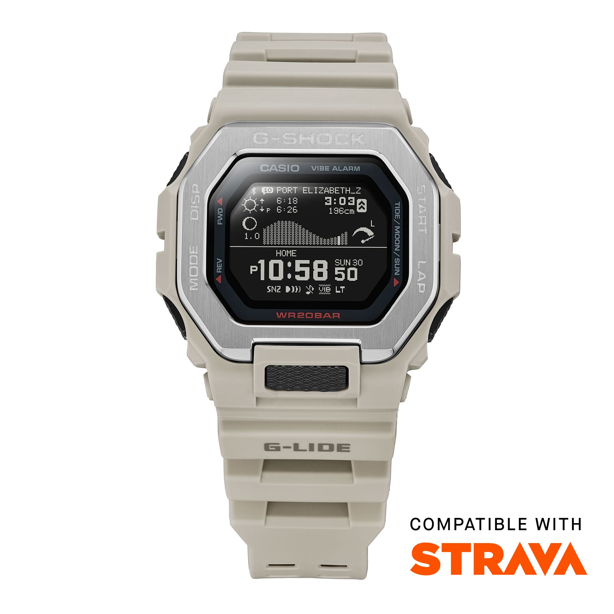 GBX100-8 | G-SHOCK G-LIDE Silver - Casio