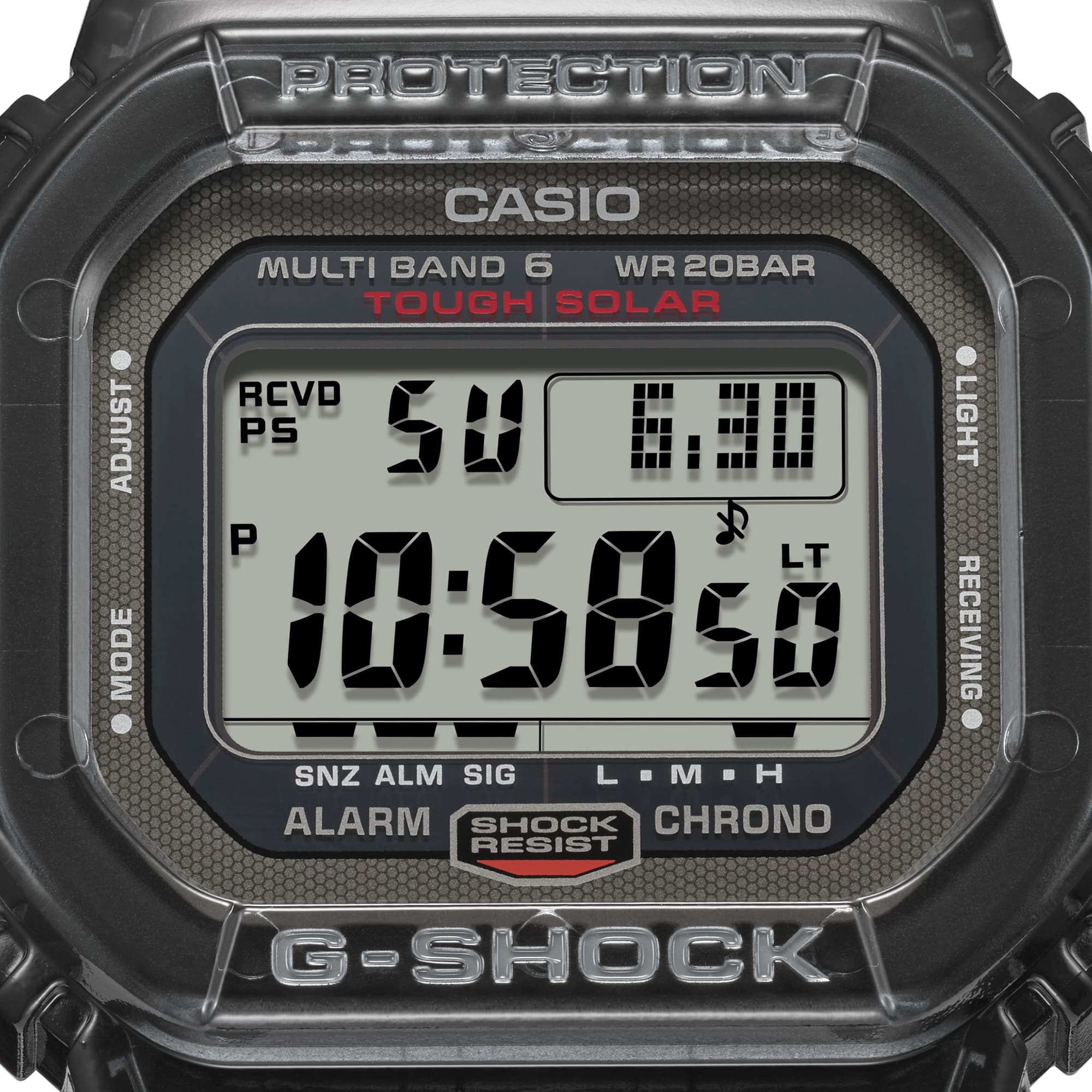 GWS5600U-1 | G-SHOCK 5600 SERIES Black - Casio