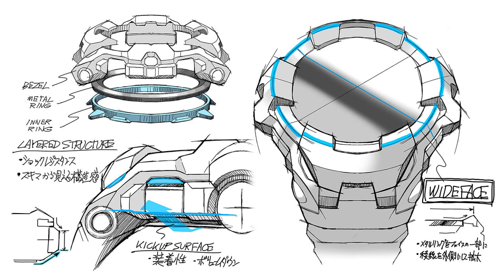 GRB300-1A | Black GRAVITYMASTER Pilot Watch | Casio G-SHOCK - Casio