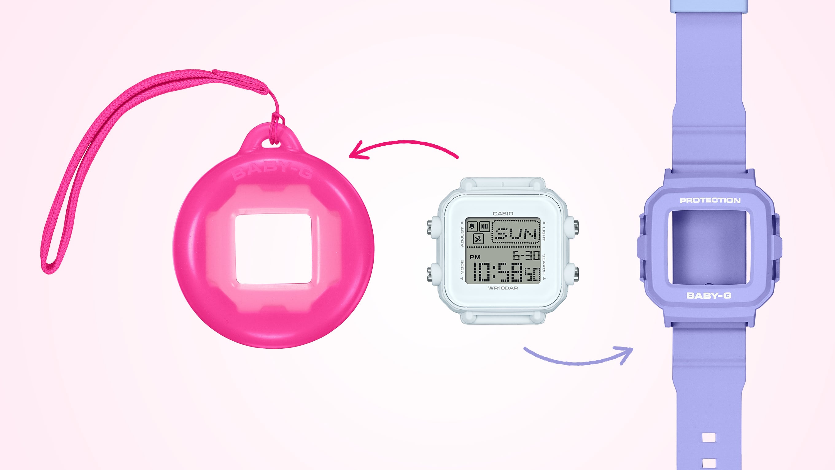 BGD10K-6 | BABY-G DIGITAL Purple - Casio