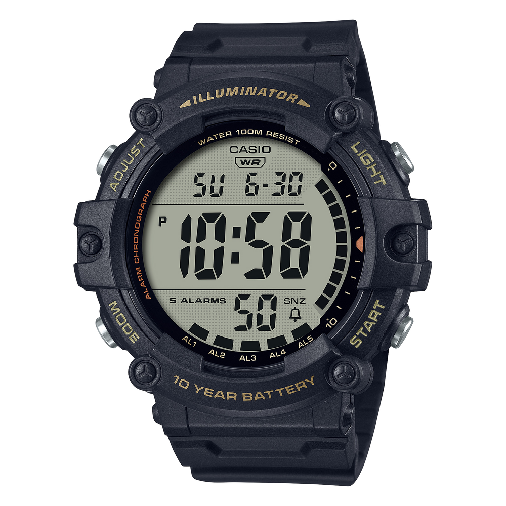 AE1500WHX-1AV | Illuminator Black Digital Watch - Casio