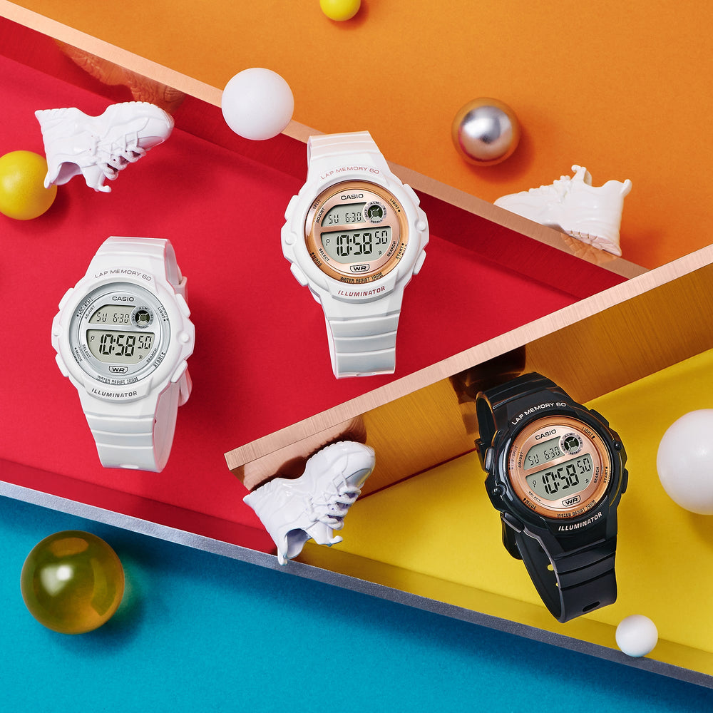 LWS1200H-7A2V | Digital White and Gold Women's Watch - Casio