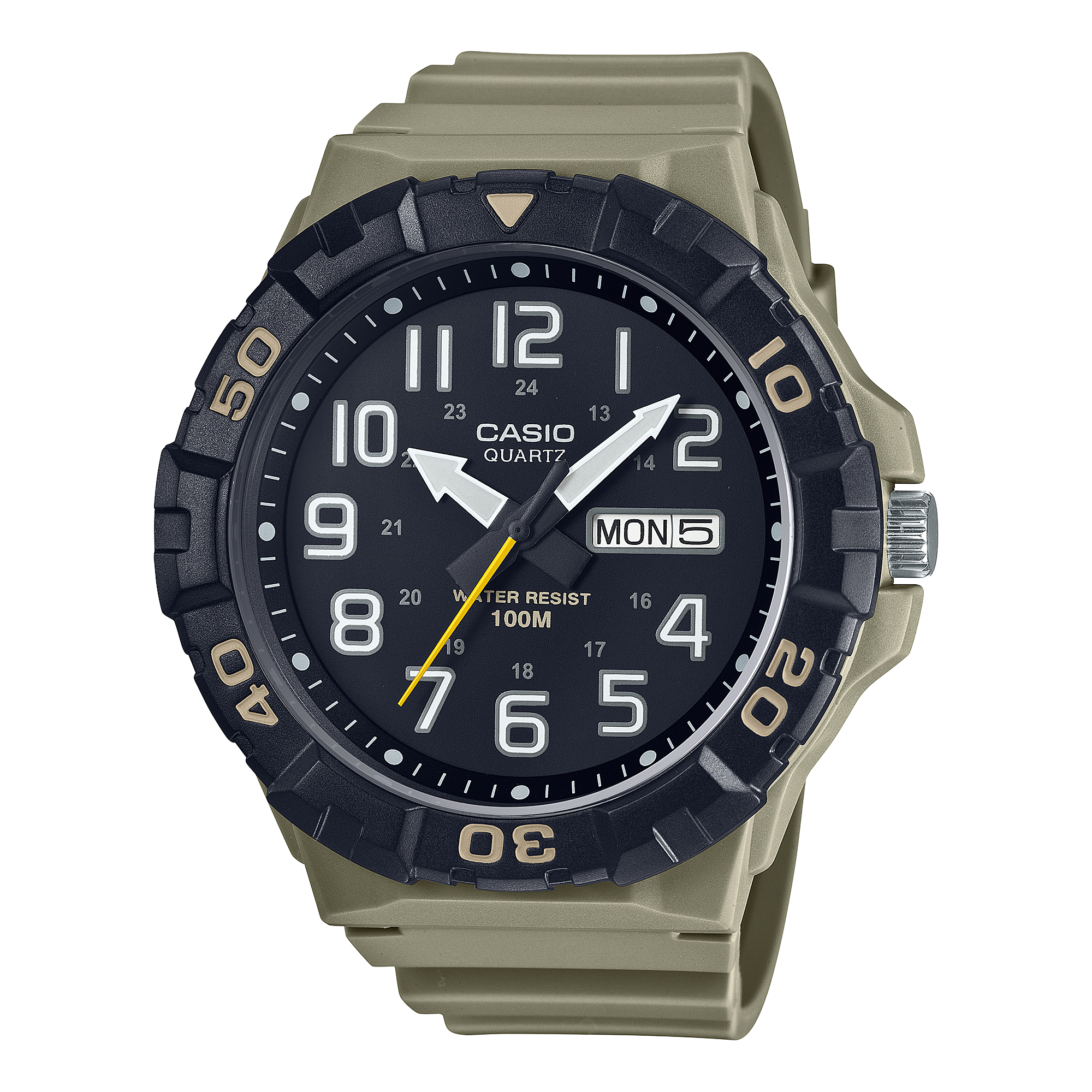 MRW210H-5AV | Black Analog Men's Watch - Casio
