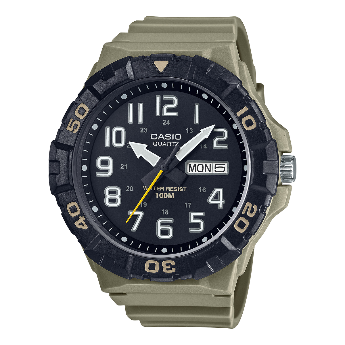 MRW210H-5AV | Black Analog Men's Watch - Casio