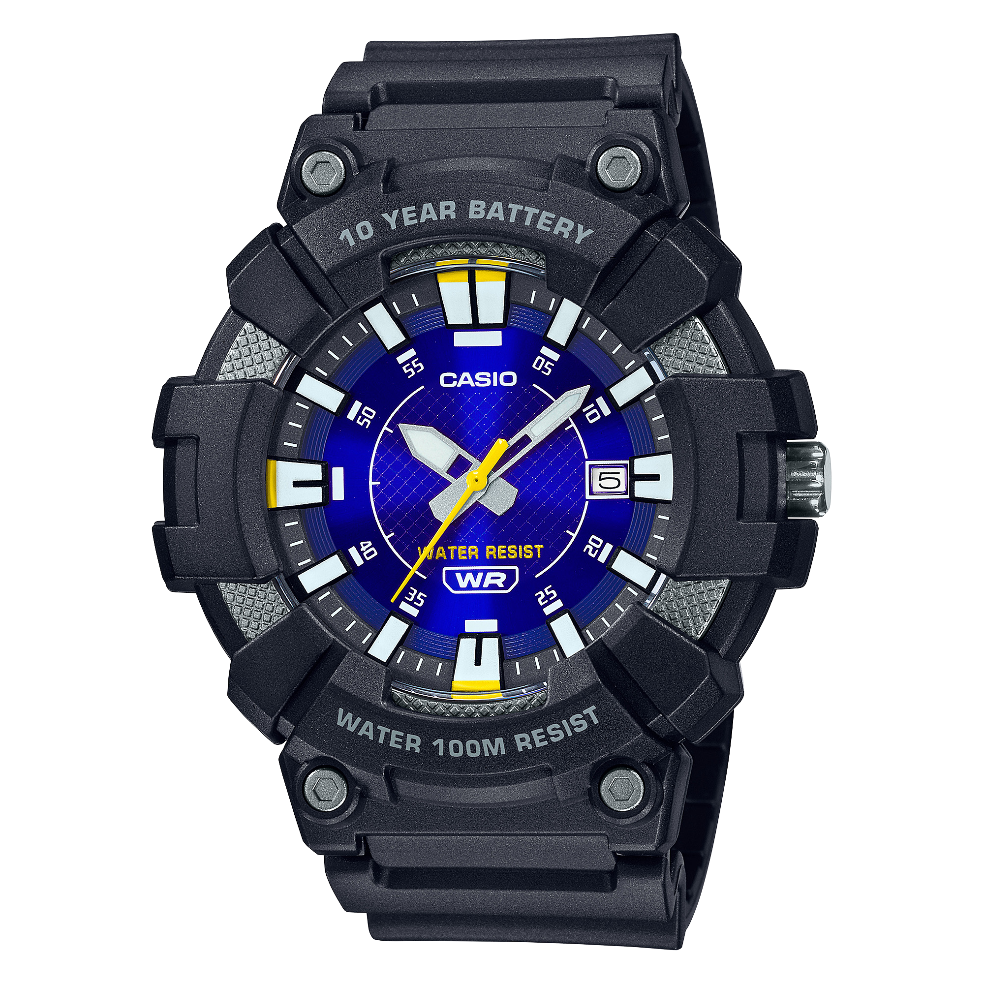MW610H-2AV | Black Analog Men's Watch - Casio