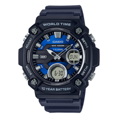 AEQ120W-2AV | Analog-Digital Midnight Blue Watch - Casio