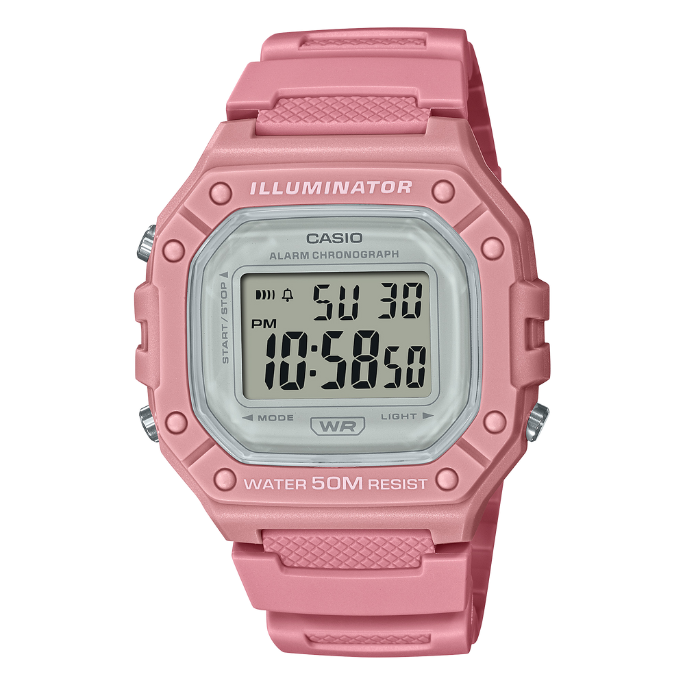 W218HC-4AV | Pink Digital Watch - Casio
