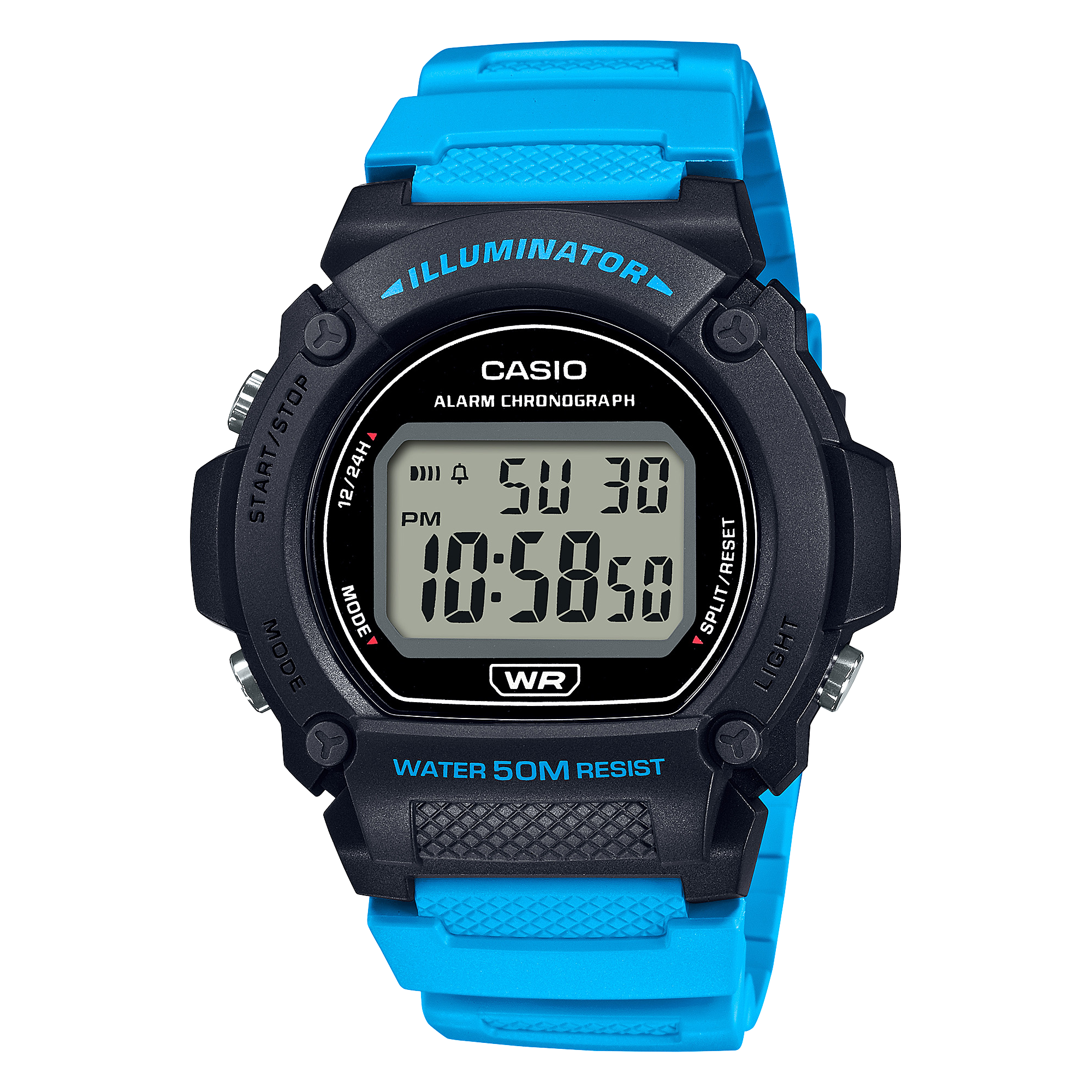 W219H-2A2V | Black Digital Men's Watch - Casio