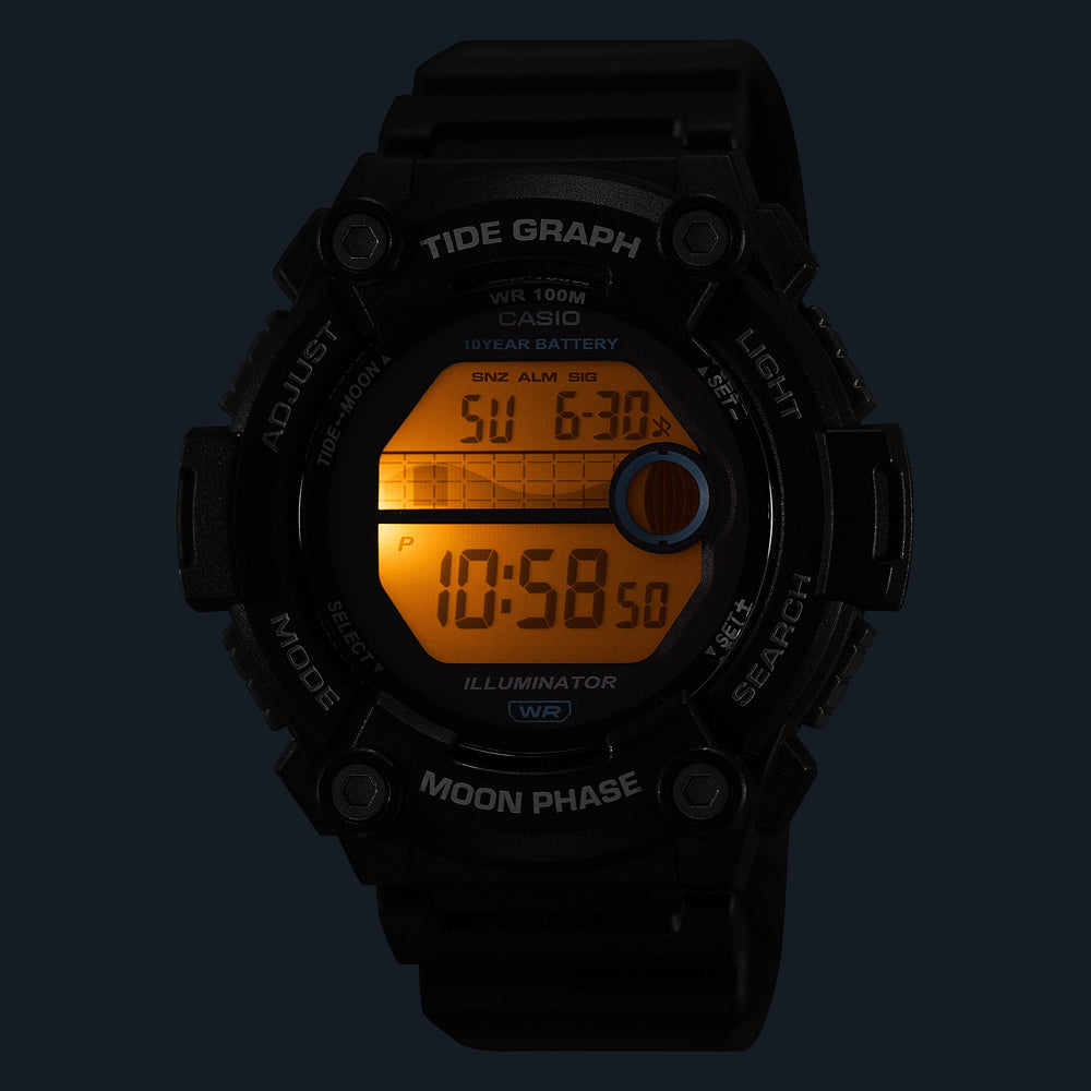 WS1300H-1AV | Black Digital Watch - Casio
