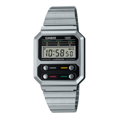 A100WE-1AVT | Vintage Stainless Steel Silver Watch - Casio