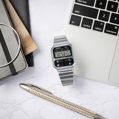 A100WE-1AVT | Vintage Stainless Steel Silver Watch - Casio