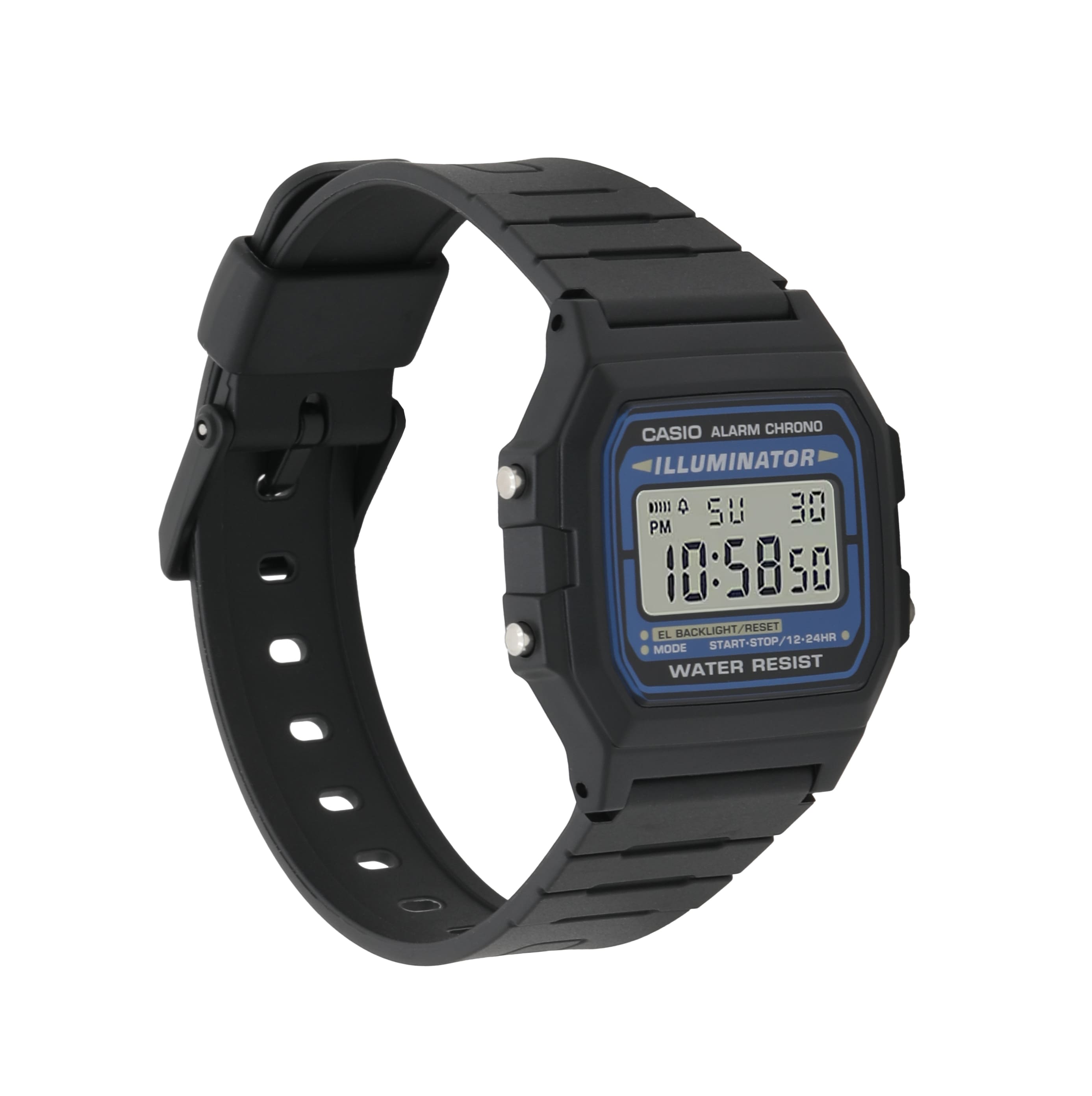 F105W-1A | Black and Blue Digital Watch - Casio