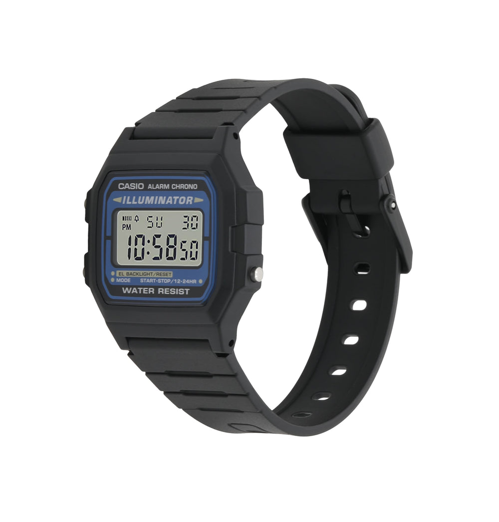 F105W-1A | Black and Blue Digital Watch - Casio