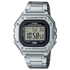 W218HD-1AV | Silver Digital Watch - Casio