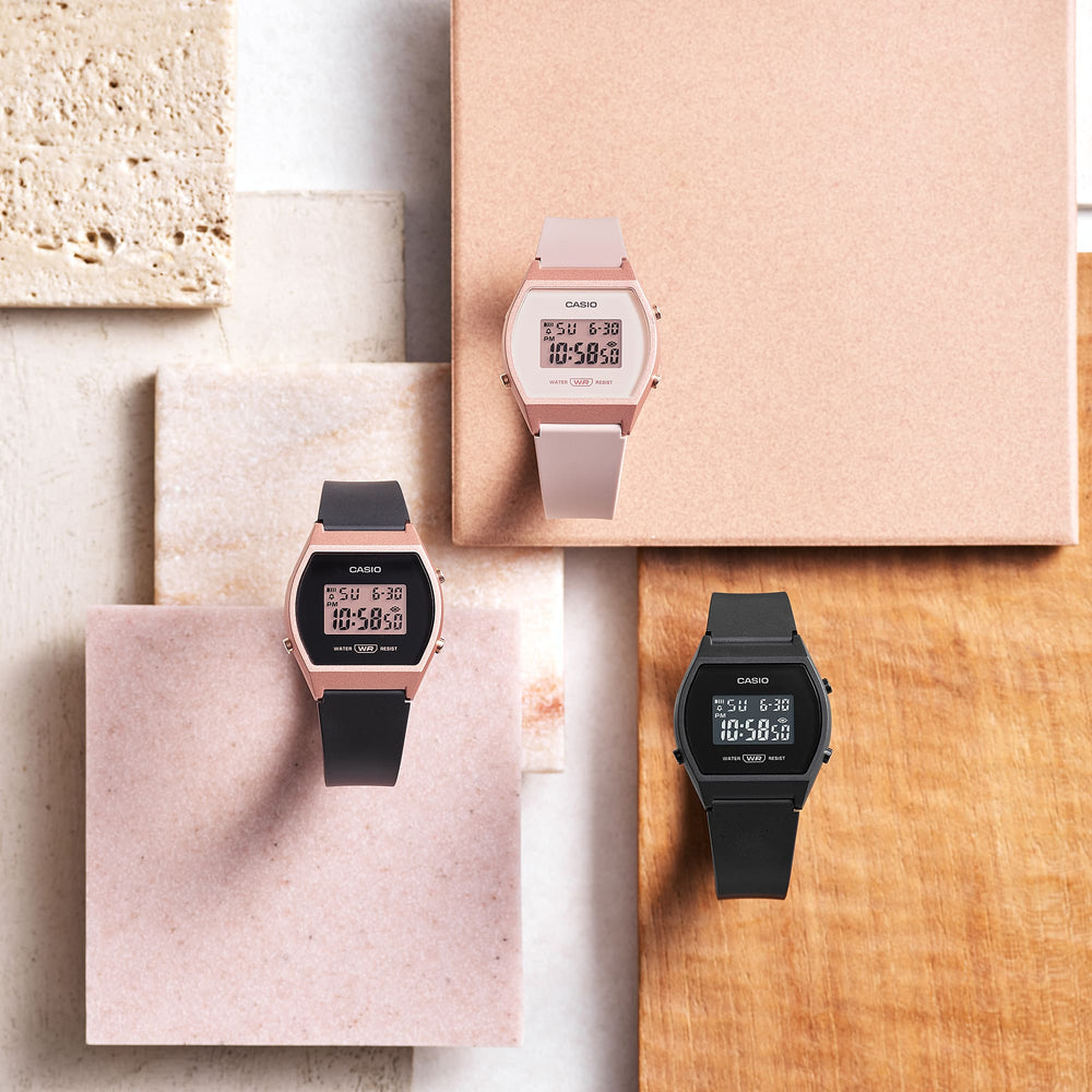 LW204-1B | All Black Digital Watch - Casio