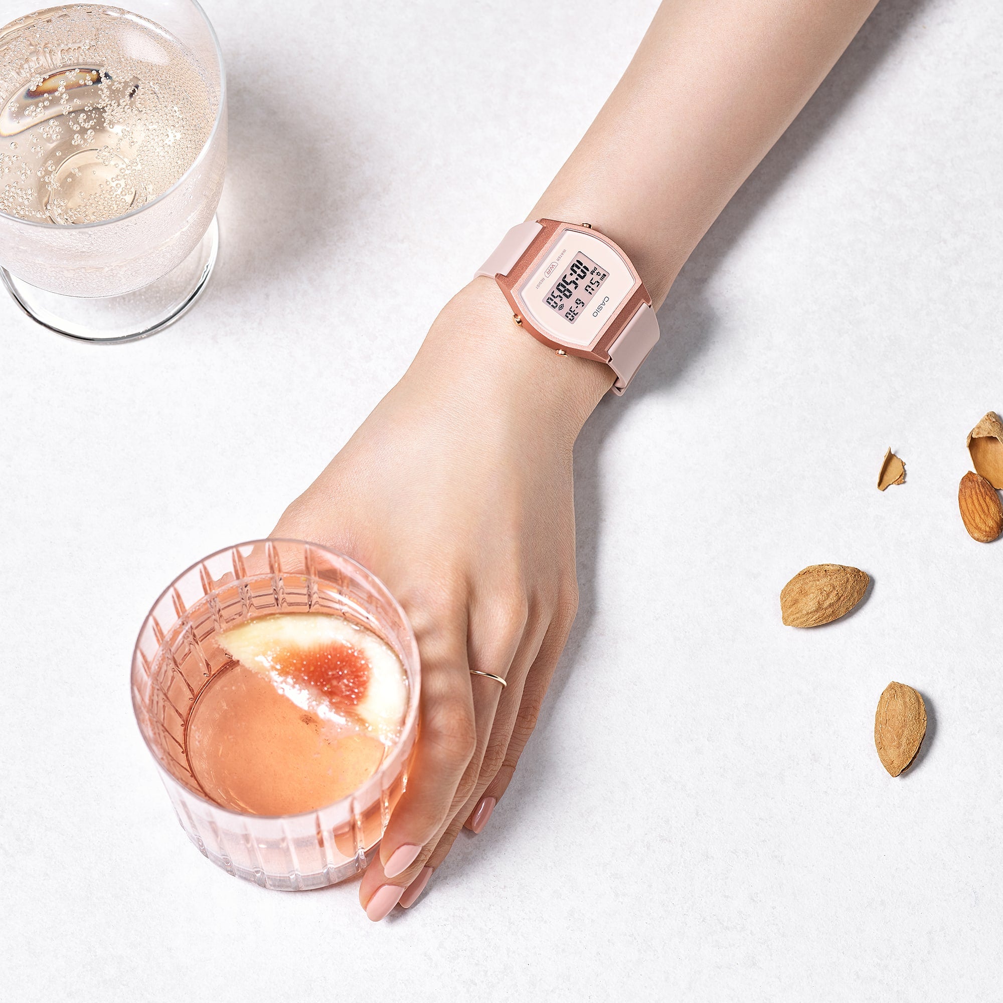 LW204-4A | Rose Gold Digital Watch - Casio