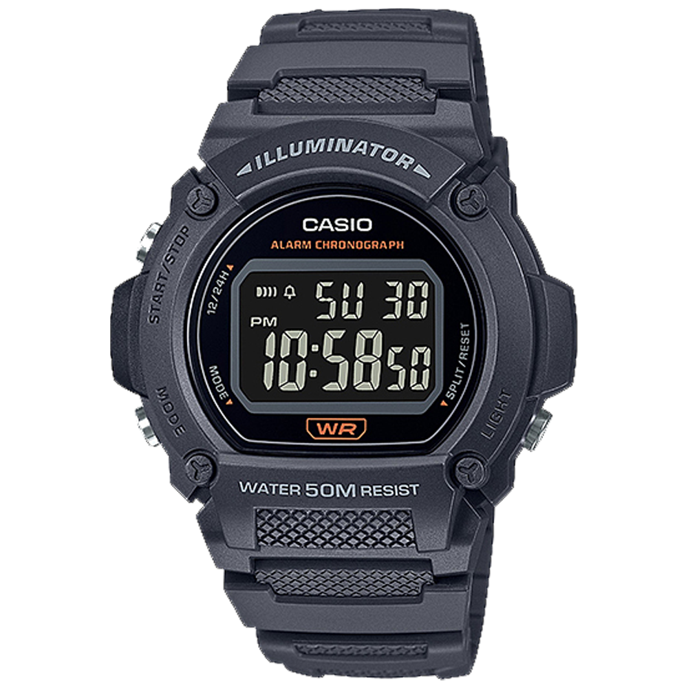 W219H-8BV | Gray Digital Watch - Casio