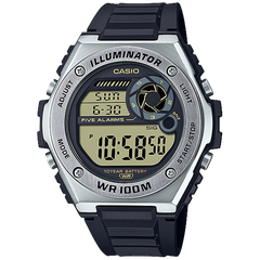 MWD100H-9AV | Silver Digital Watch - Casio