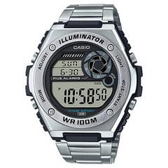 MWD100HD-1AV | Silver Digital Watch - Casio