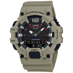 HDC700-3A3V | Olive Analog-Digital Combination - Casio