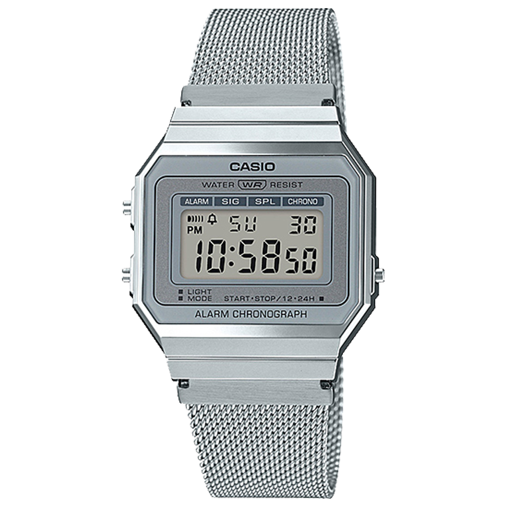 A700WM-7AVT | Vintage Stainless Steel Silver Watch - Casio