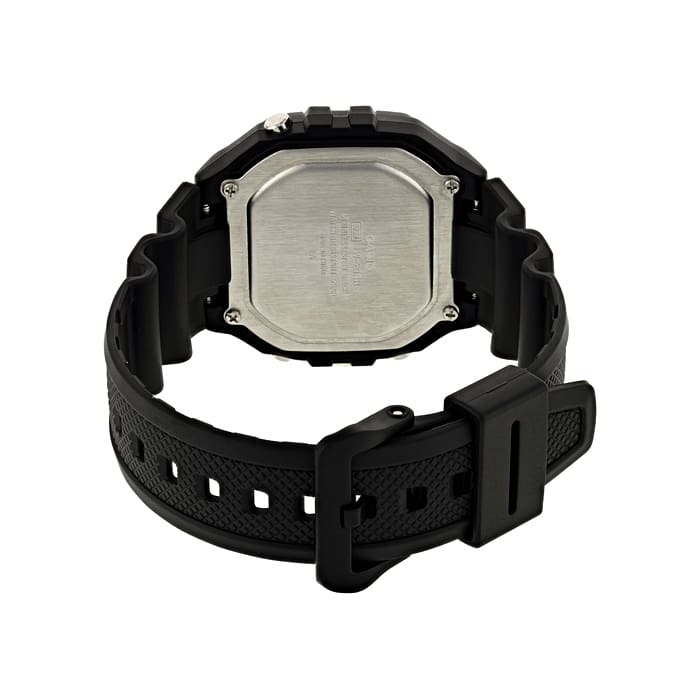 W218H-1AV | Black Digital Men's 50m Water Resistance Watch - Casio