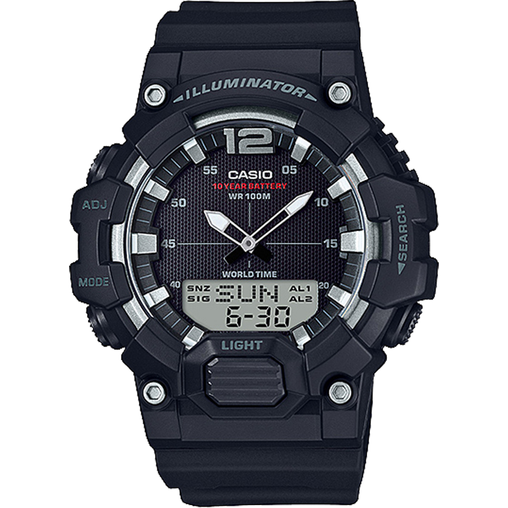 HDC700-1AV | Black Analog-Digital Combination - Casio