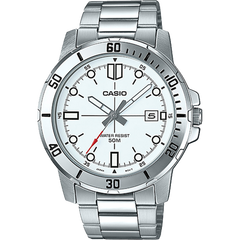 MTPVD01D-7EV | Silver Analog Watch - Casio